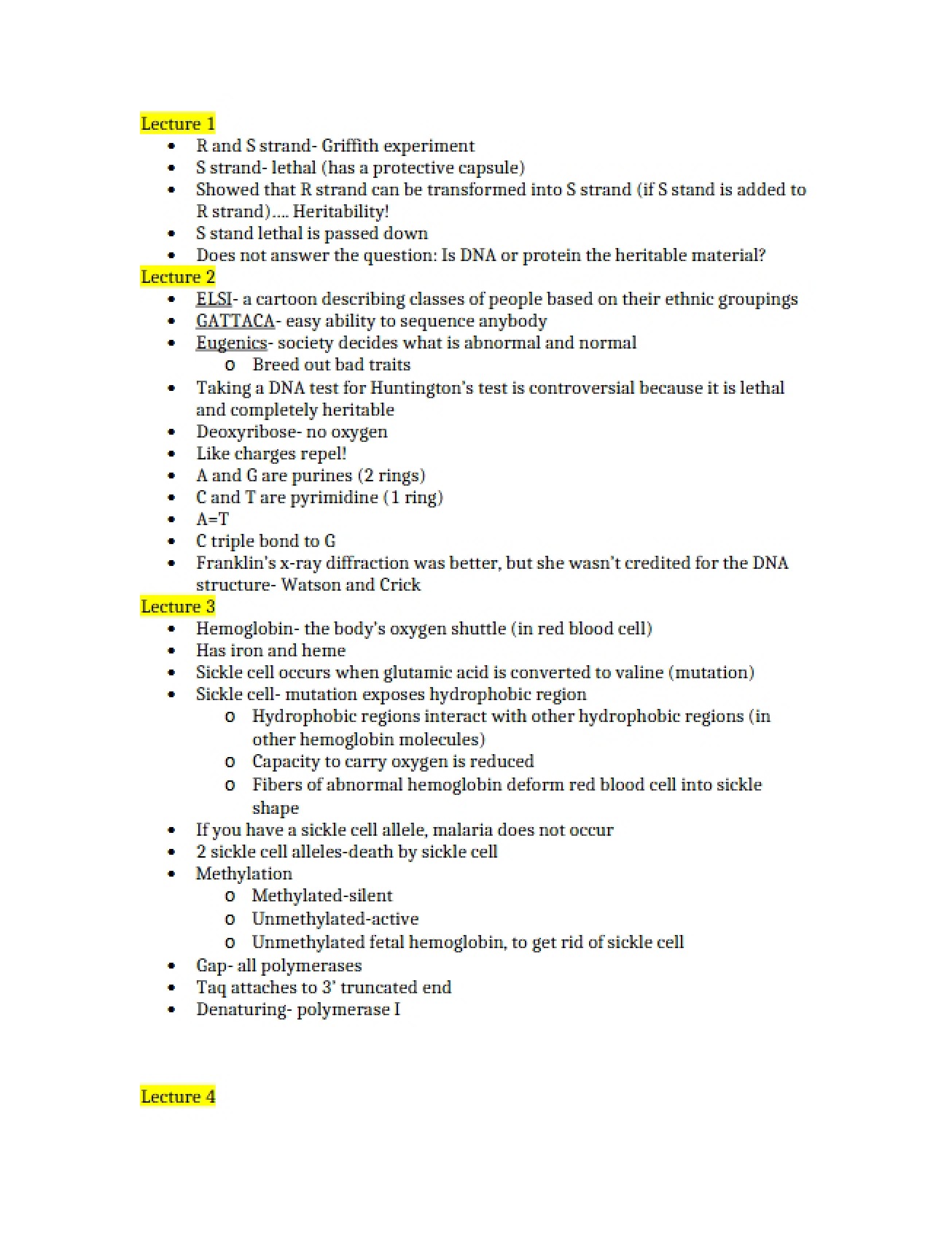 Lecture Notes