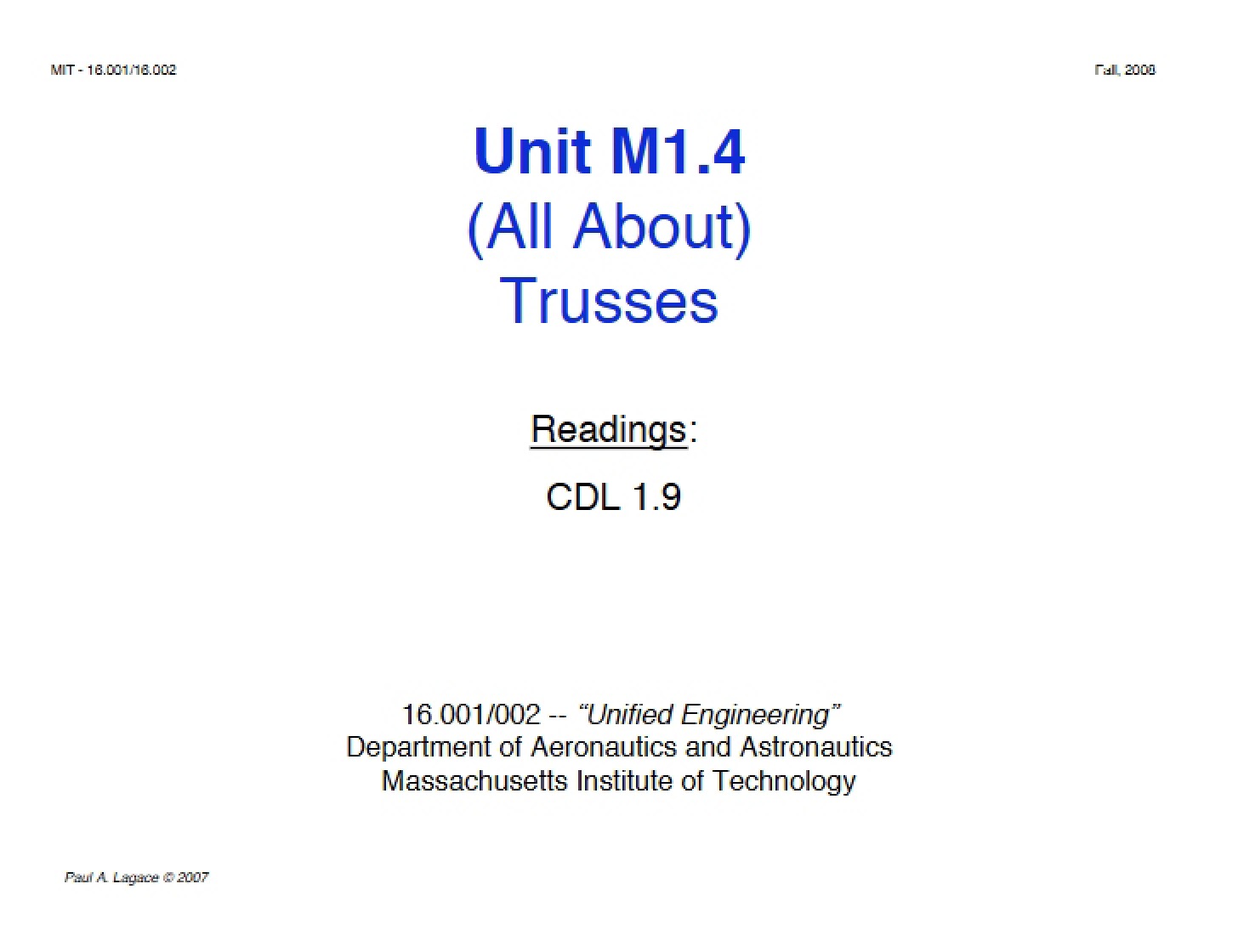 Truss Systems