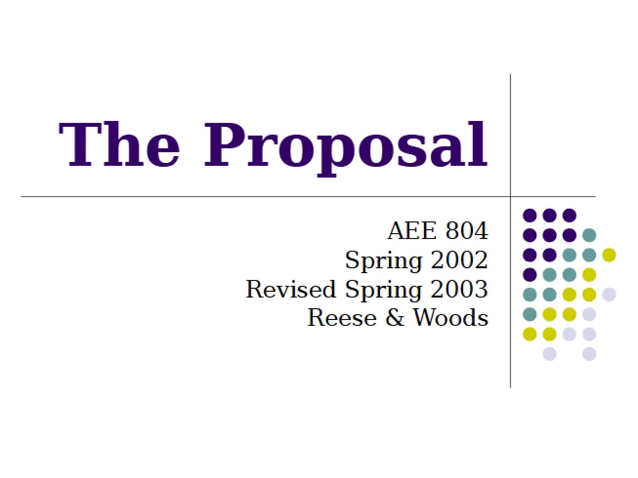 Proposal Document