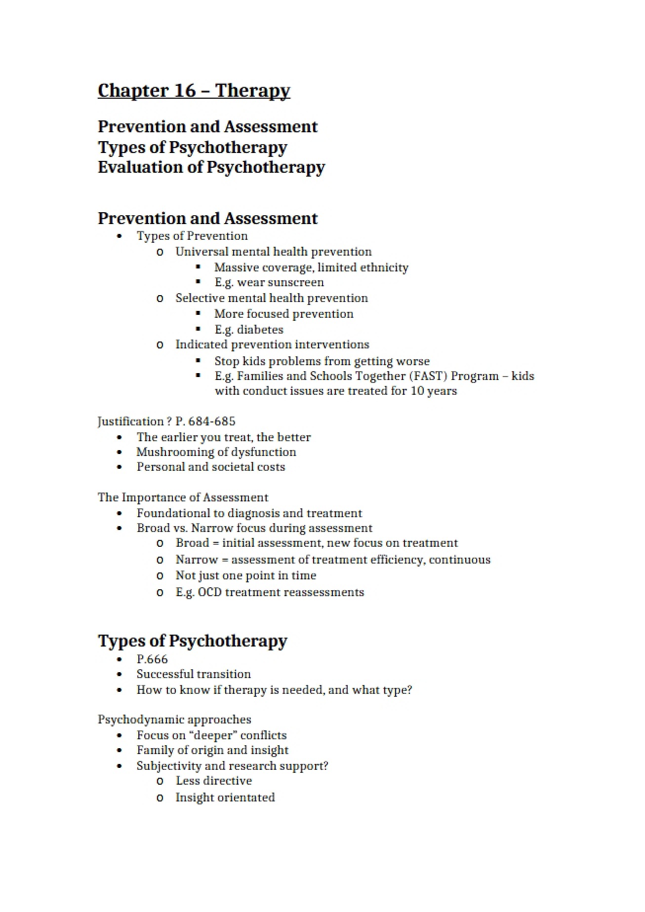 Therapy (Chapter 16)