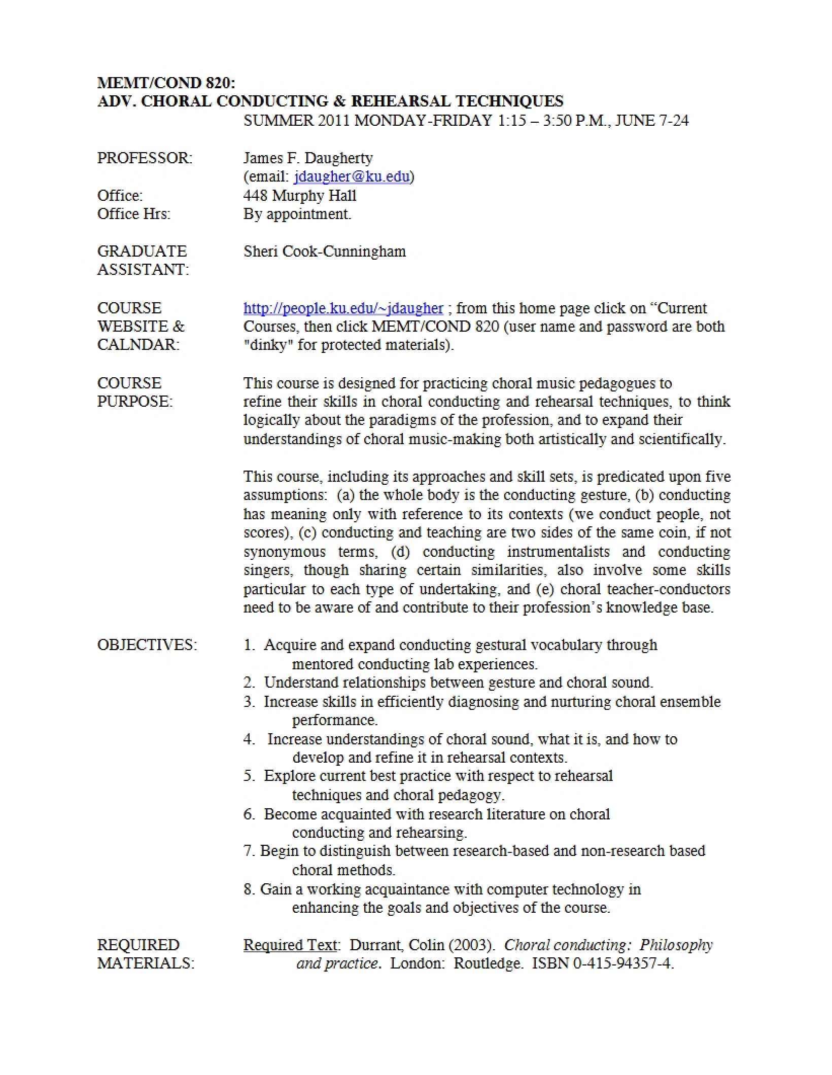 Syllabus for MEMT 820