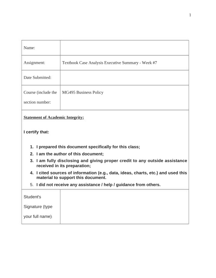 Case Study Analysis - Blue Nile, Inc