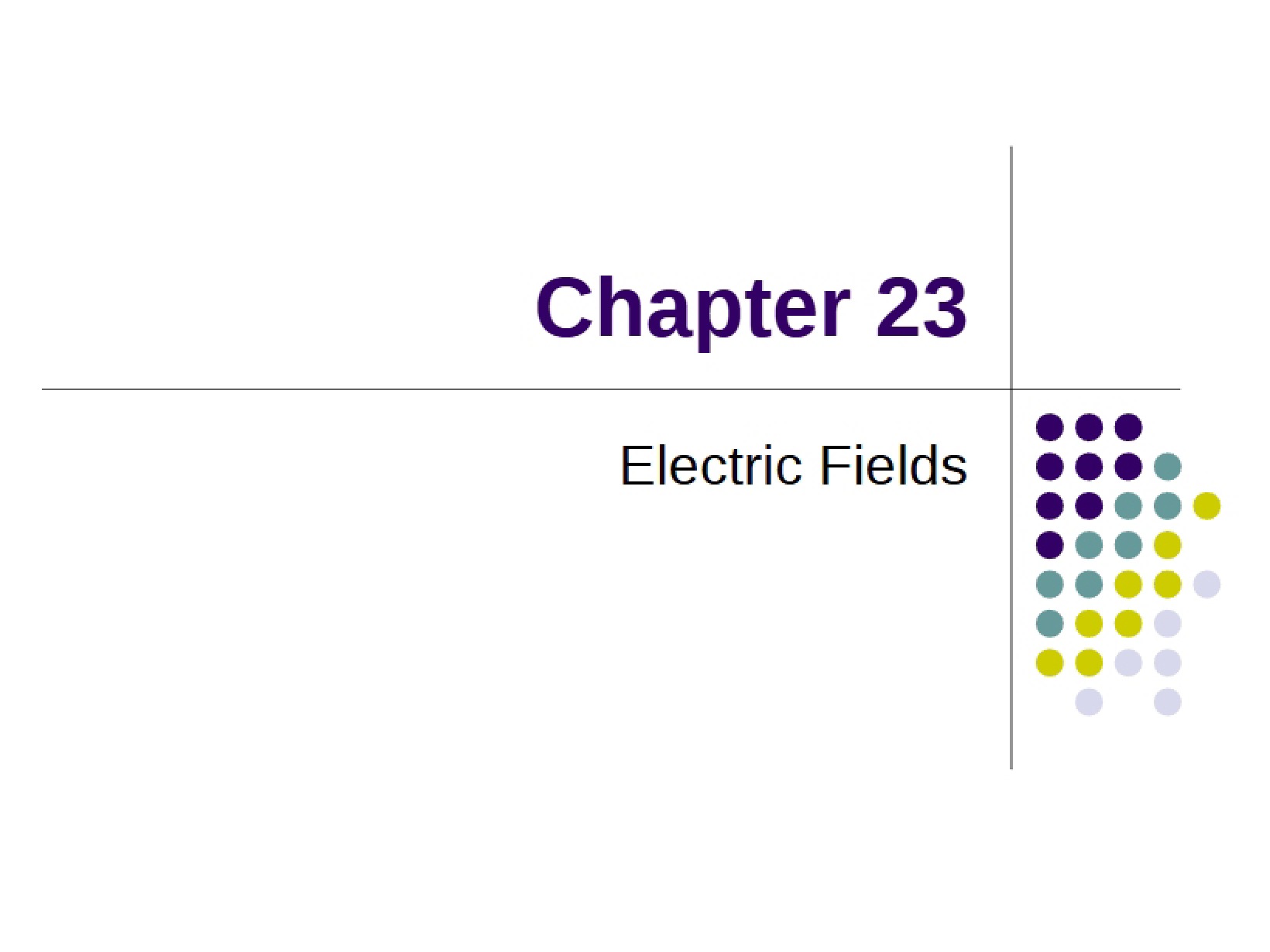 Fields of Electricity