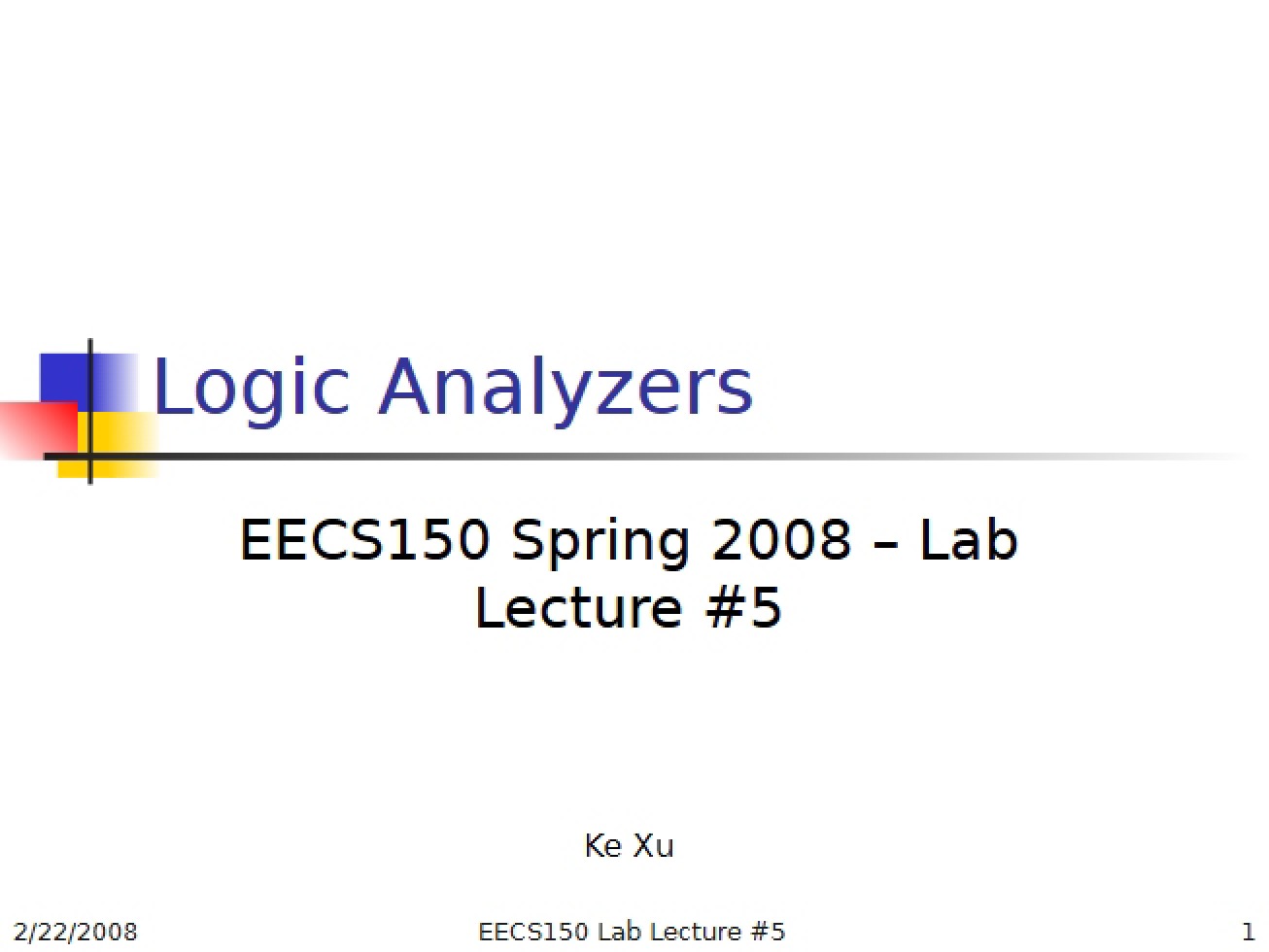 Introductory Lecture