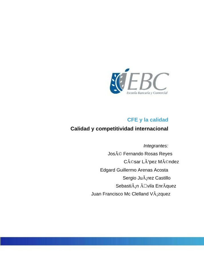 Mejorando la Competitividad y Eficiencia en la CFE