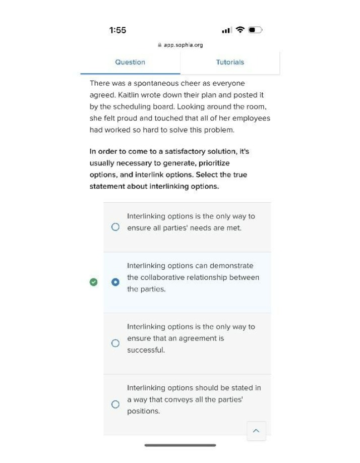 Strategies for Interlinking Options to Achieve Results