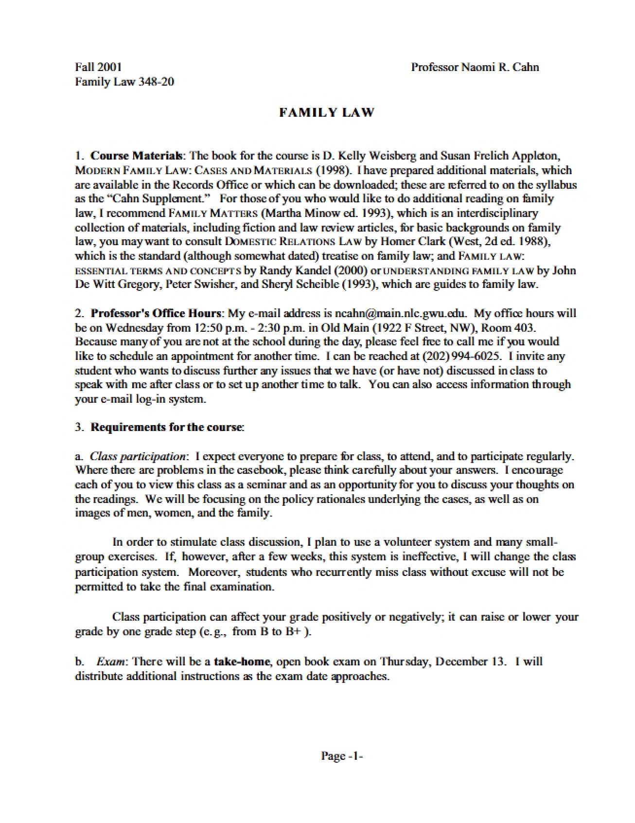 Syllabus