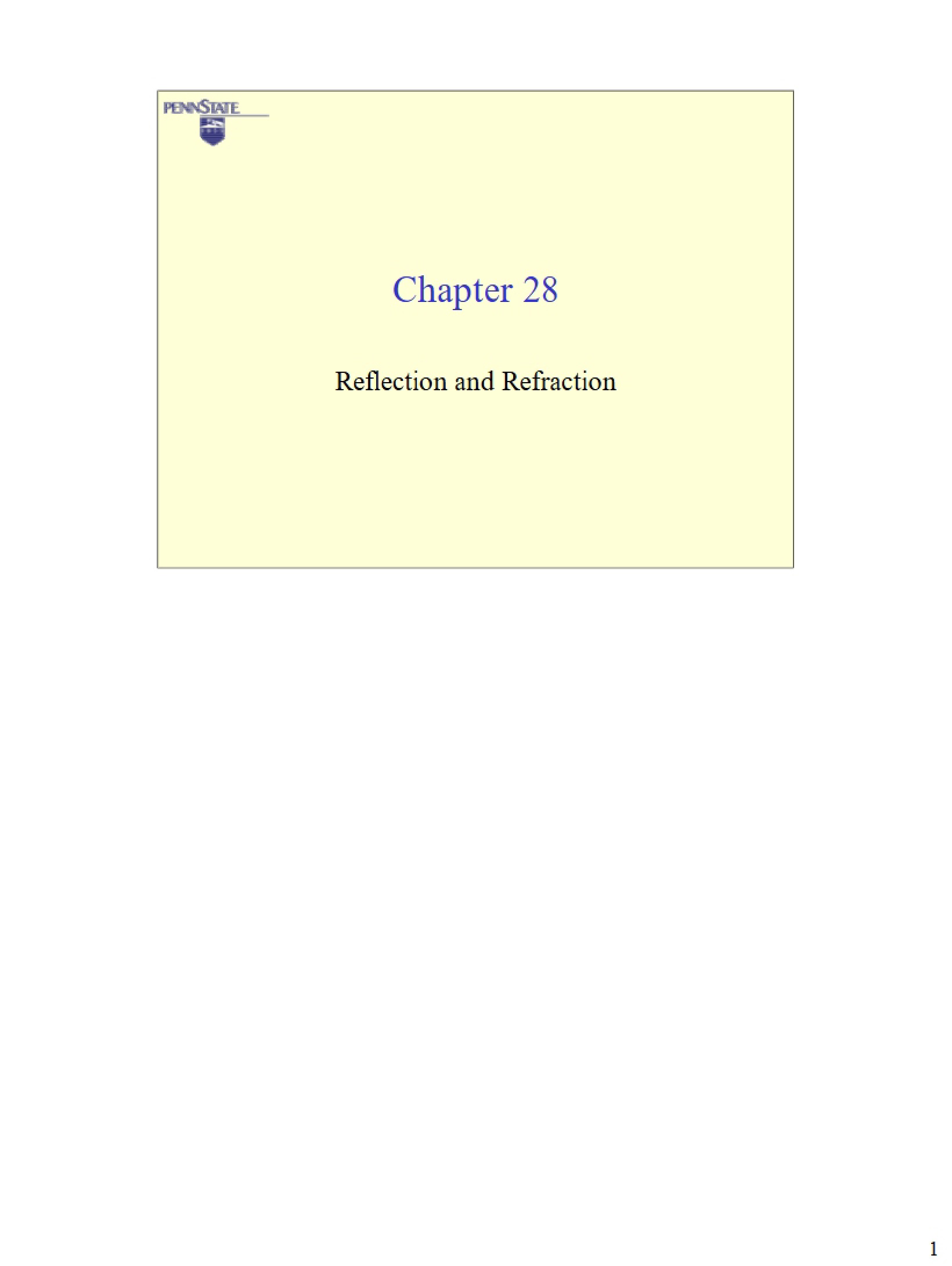 Physics Science Lecture 19