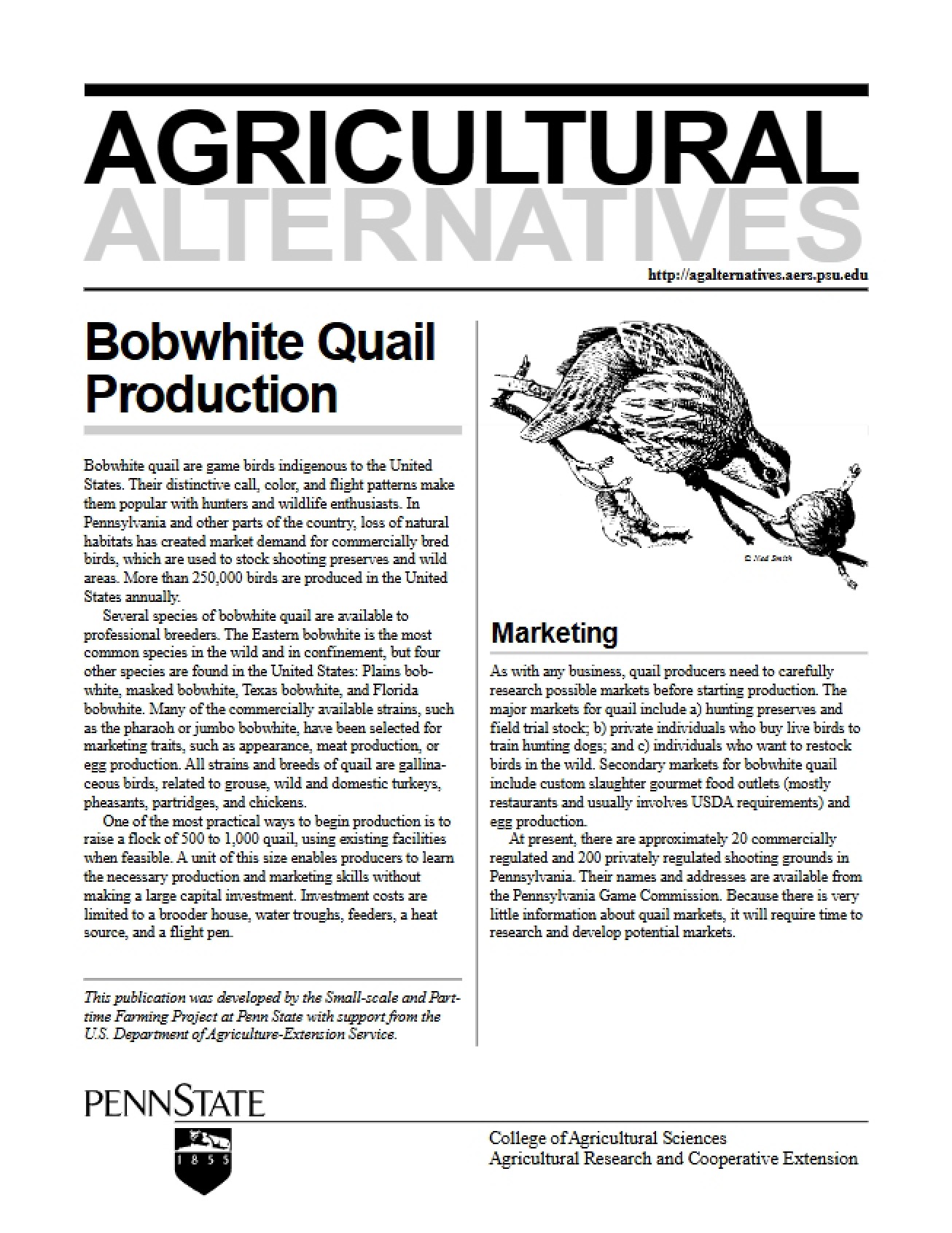 Agricultural Alternatives - 6 Pages