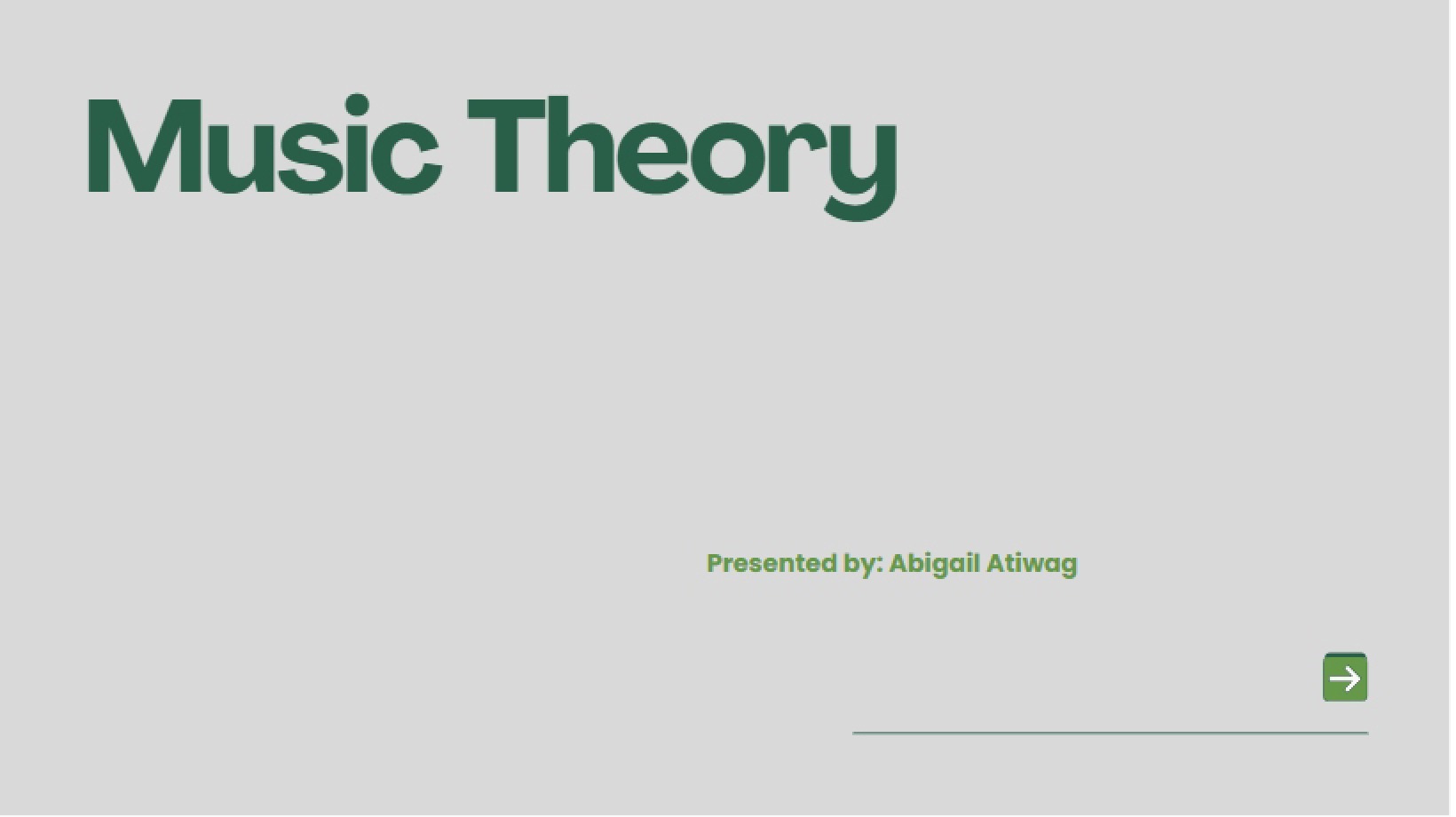 Fundamentals of Music Theory
