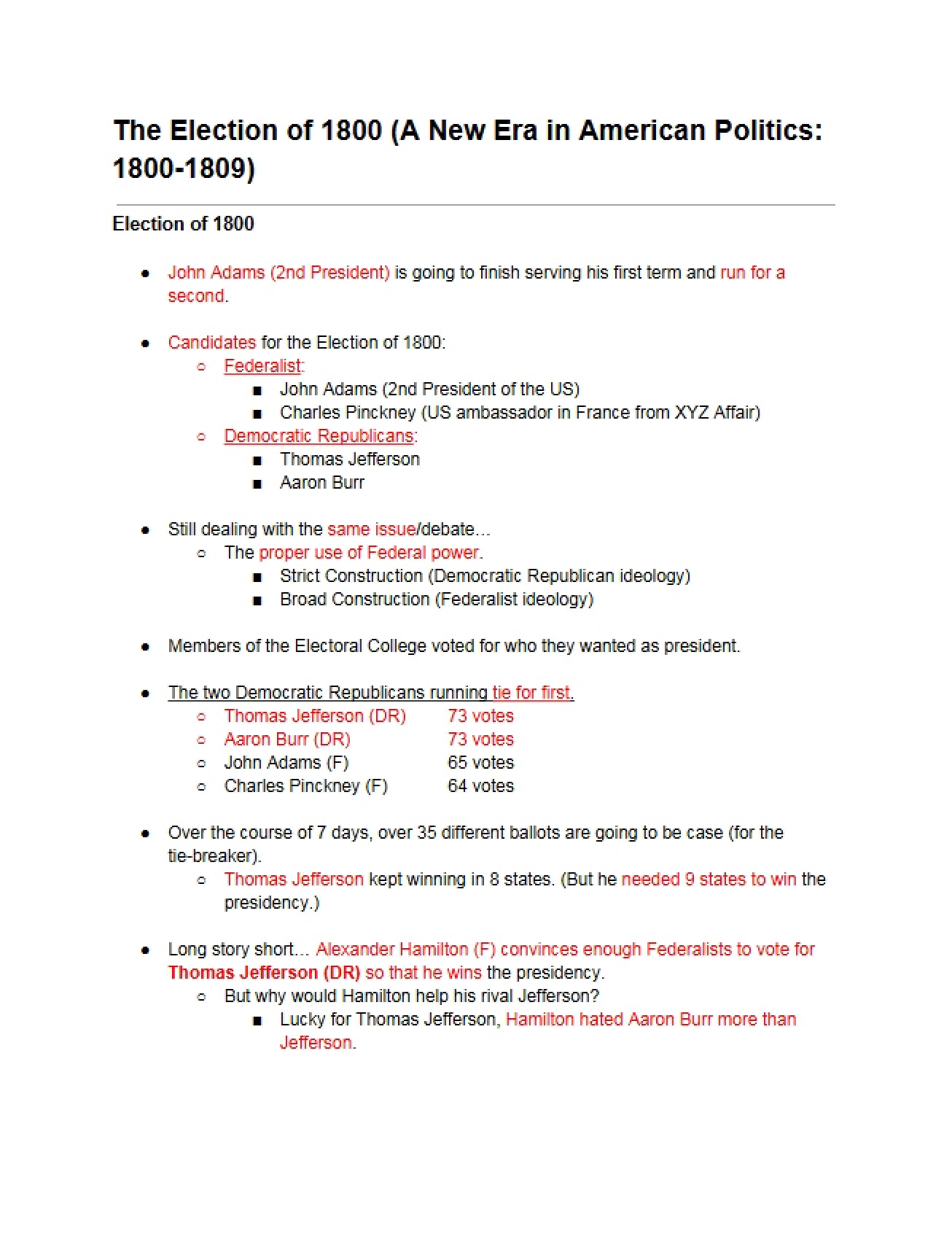 Election of 1800
