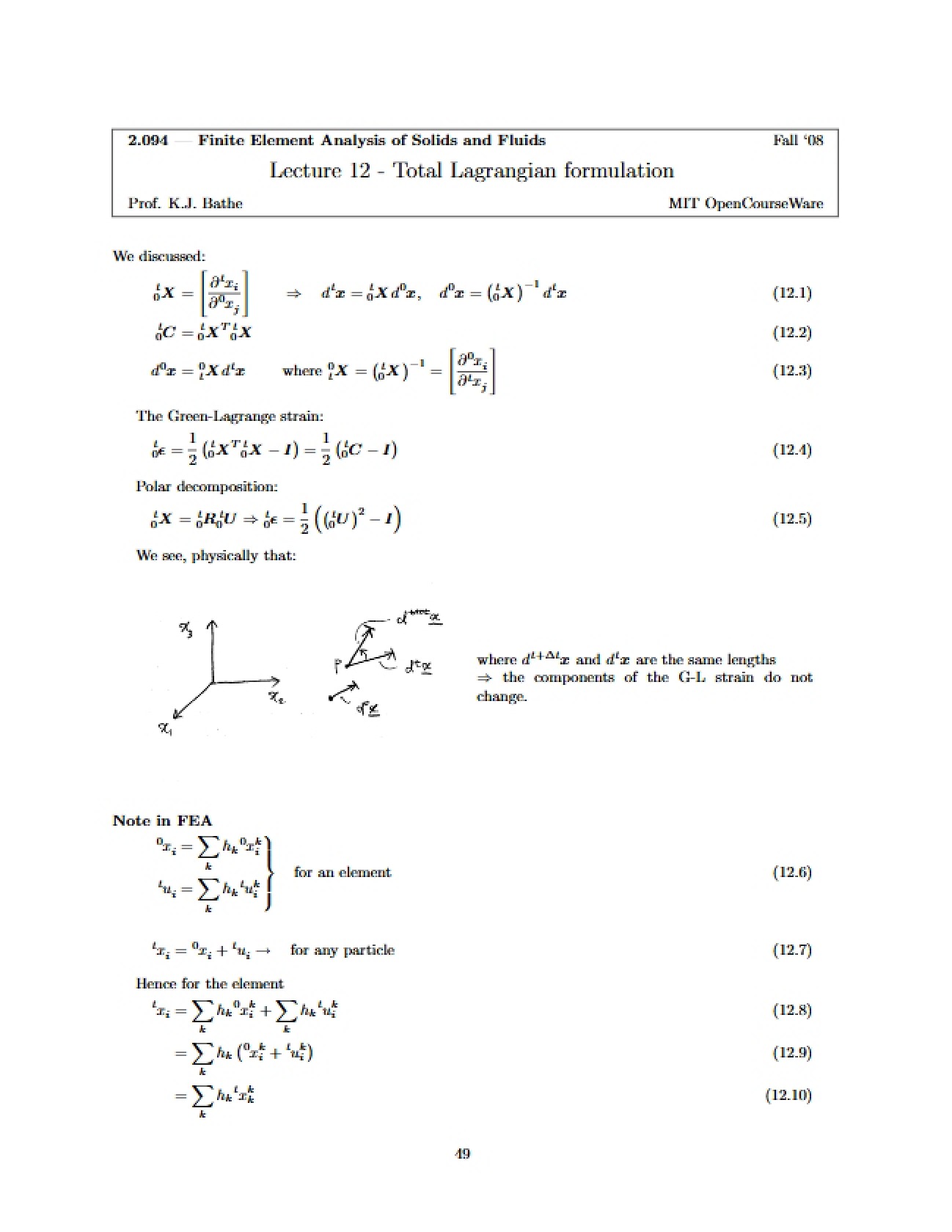 Formulation of Total Lagrangian
