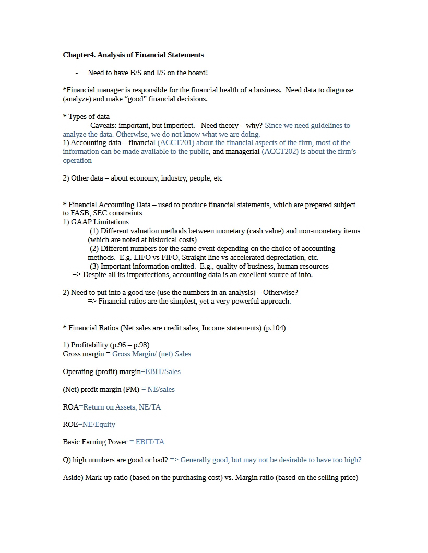 Financial Statement Analysis