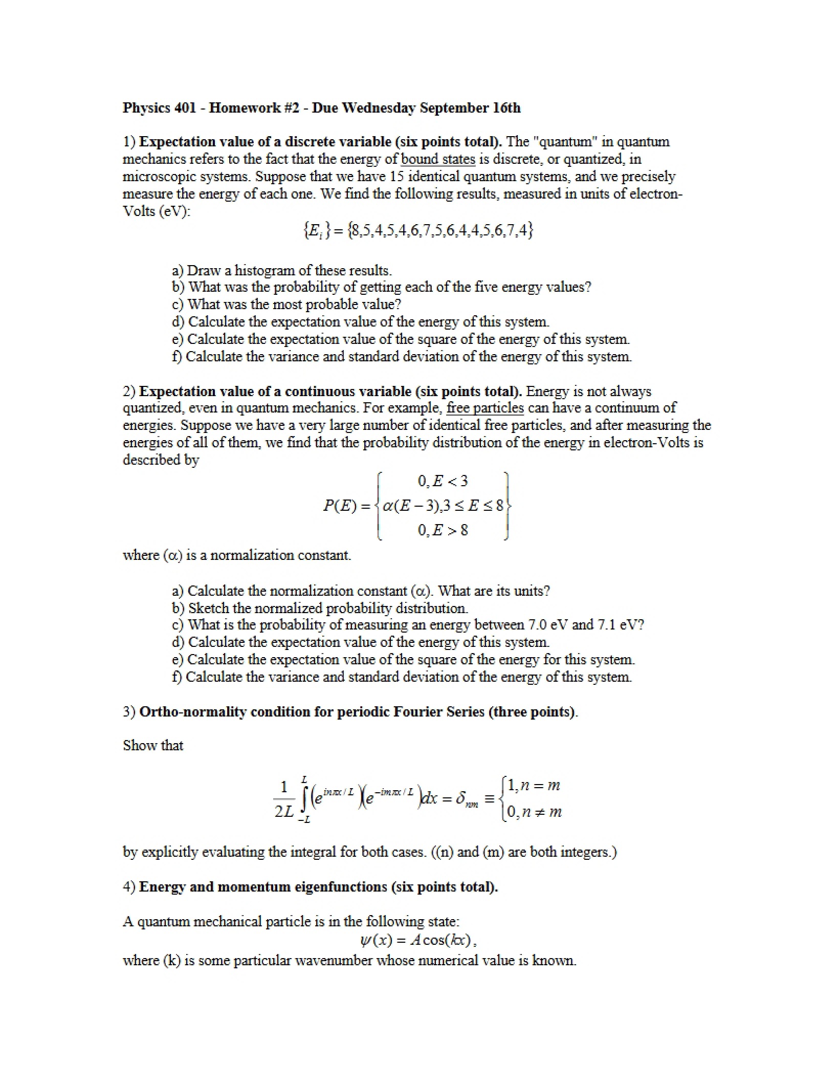 Second Assignment