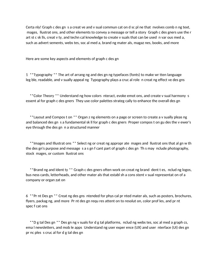 Graphic Design Lecture Notes