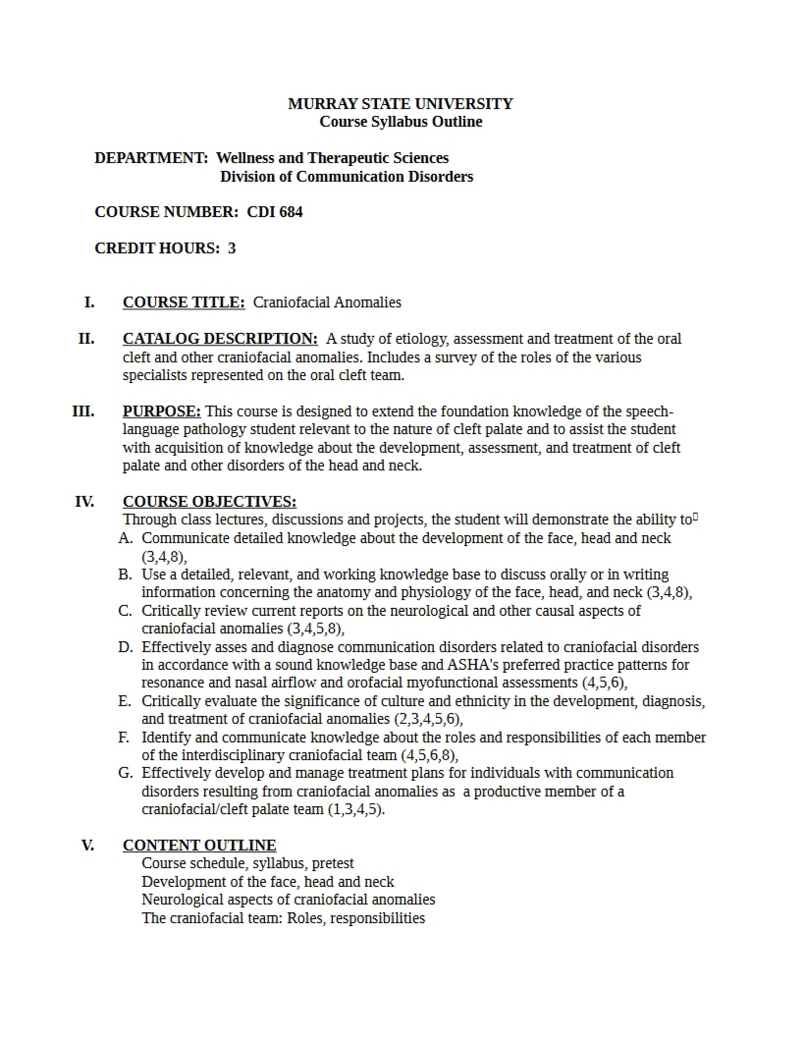 Syllabus