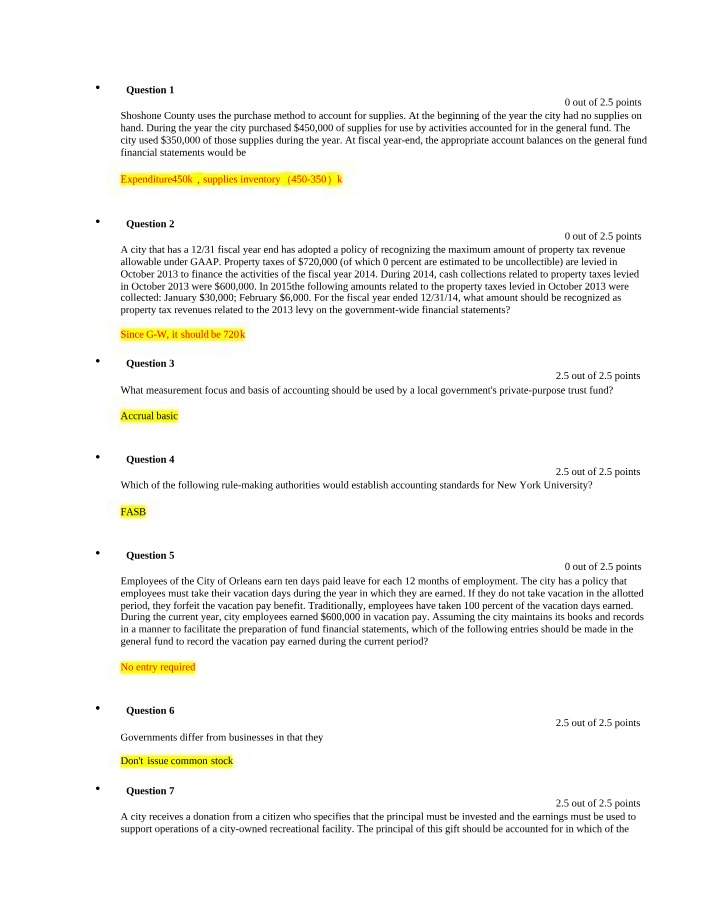 ACCT MISC - Midterm 773
