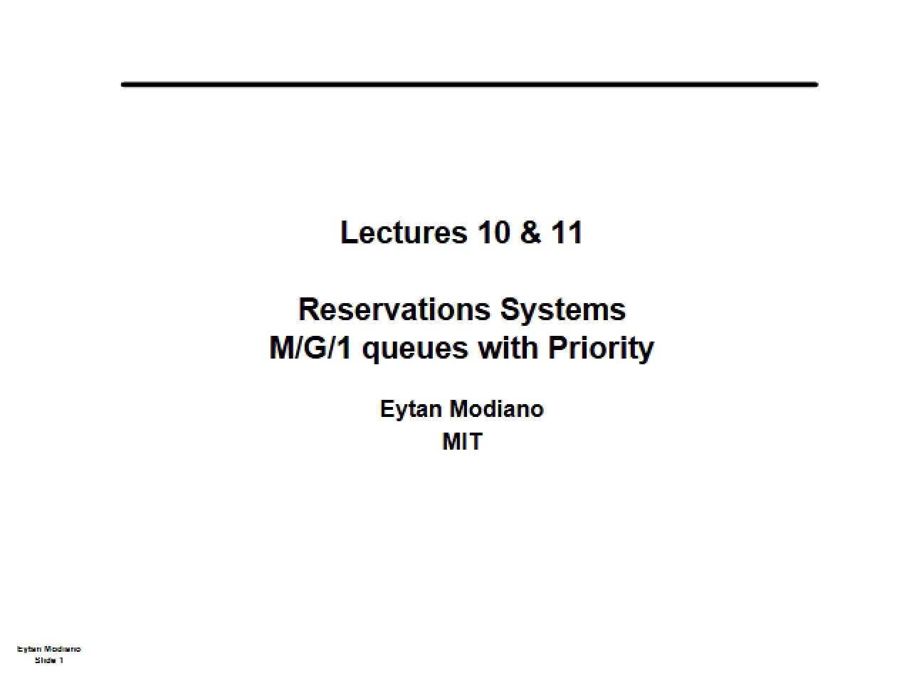 Priority M-G-1 Queues in Reservations Systems