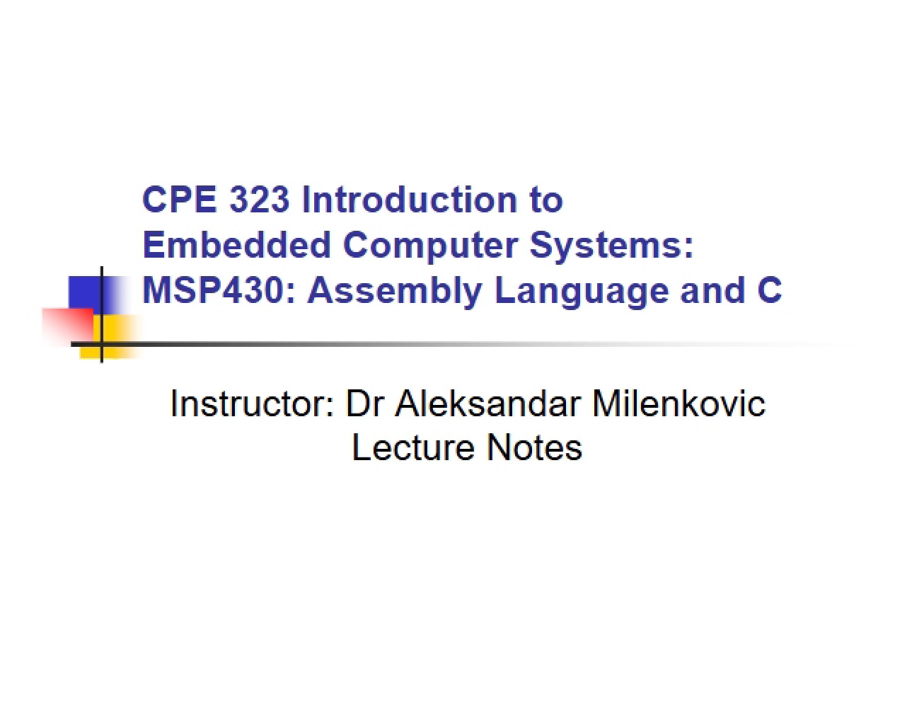 C and Assembly Language