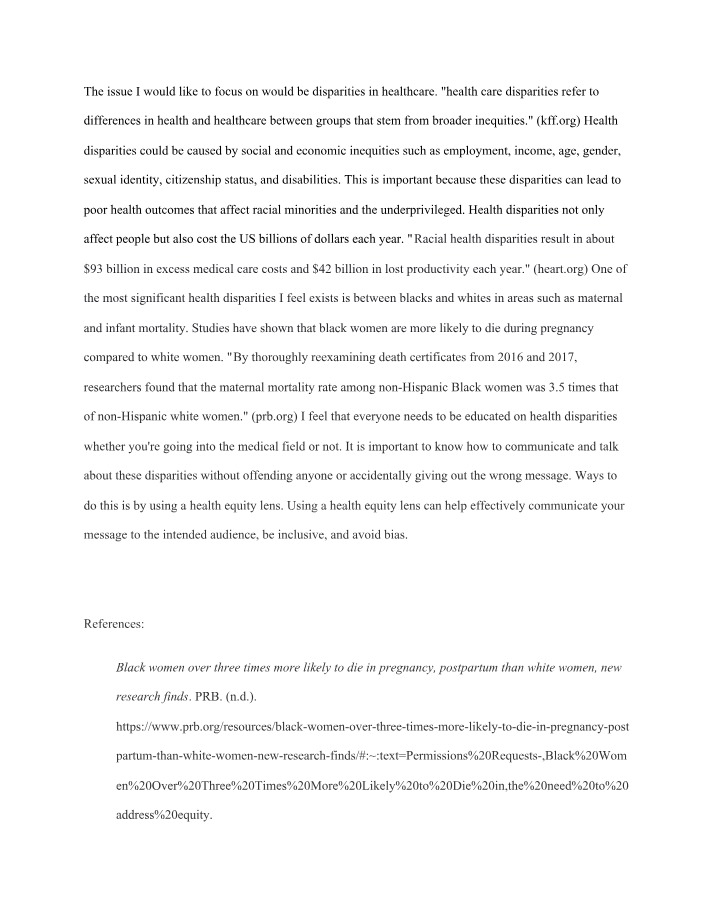 NSG423 - Discussion Posts