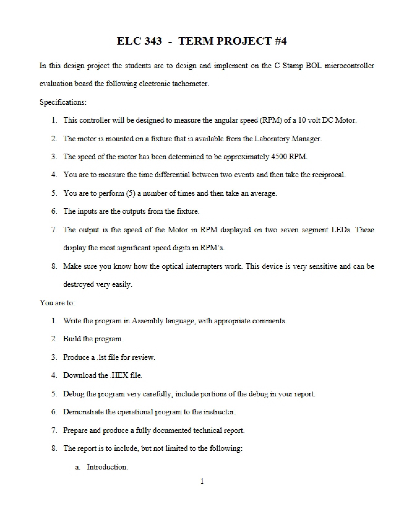 Lecture Notes - ELC 343