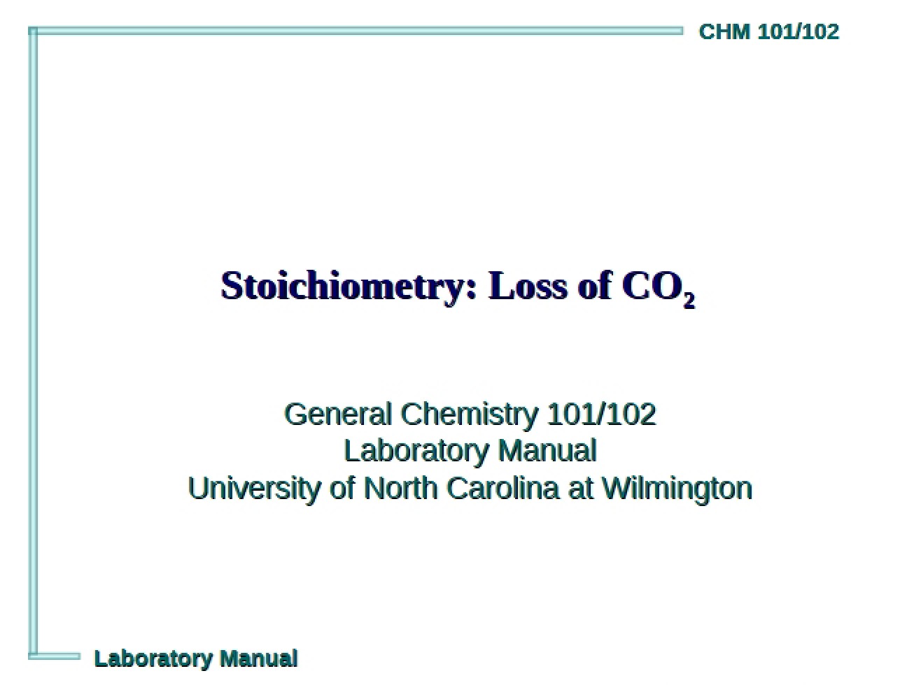 Stoichiometry Basics