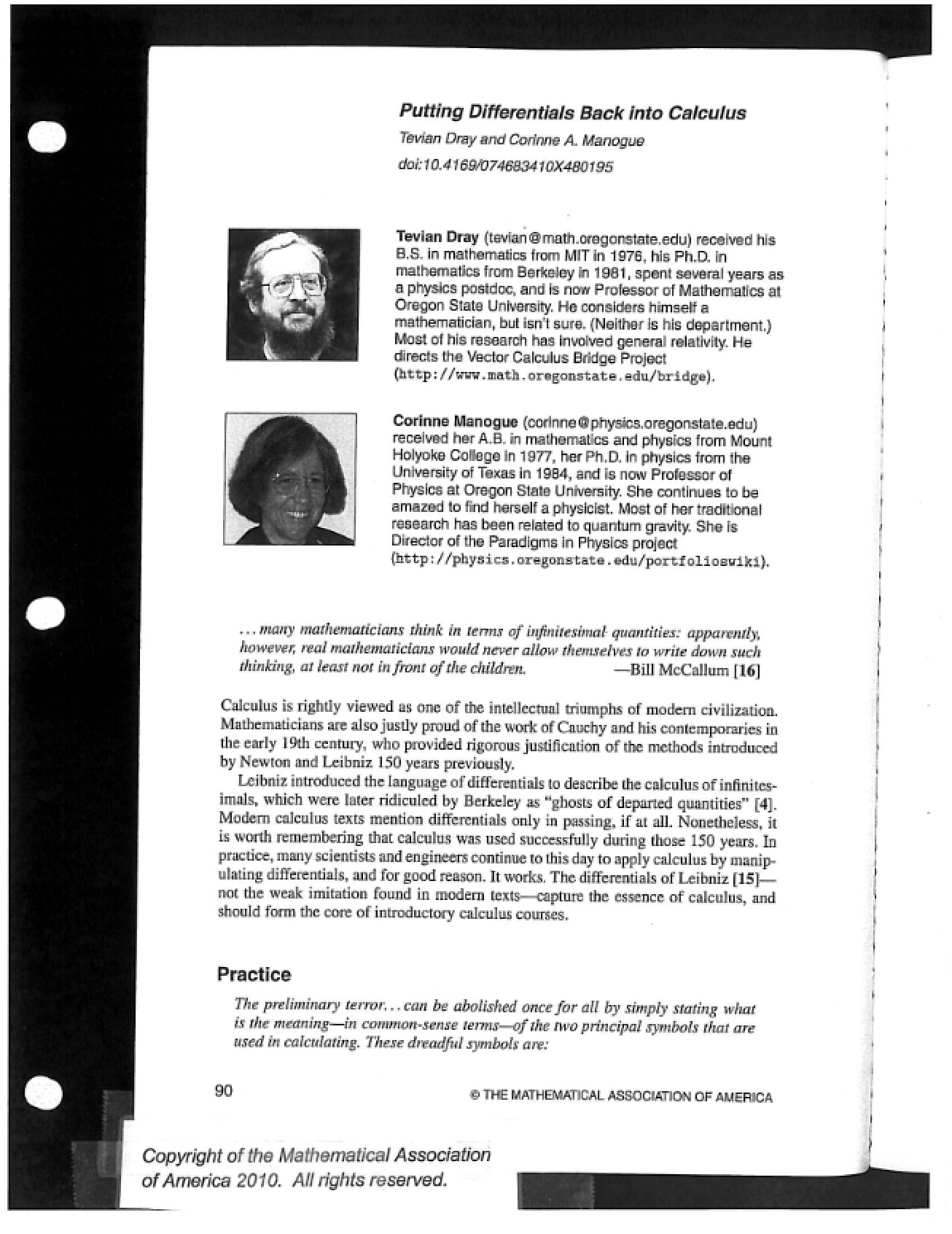 Session Notes
