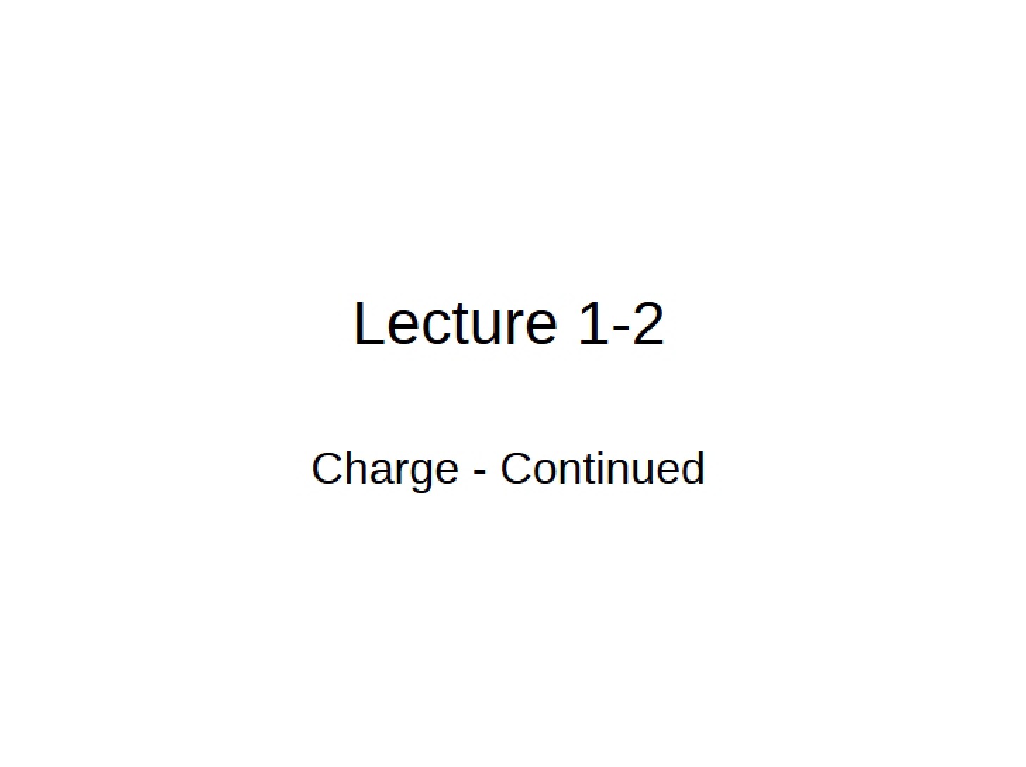 Course Lecture Slides