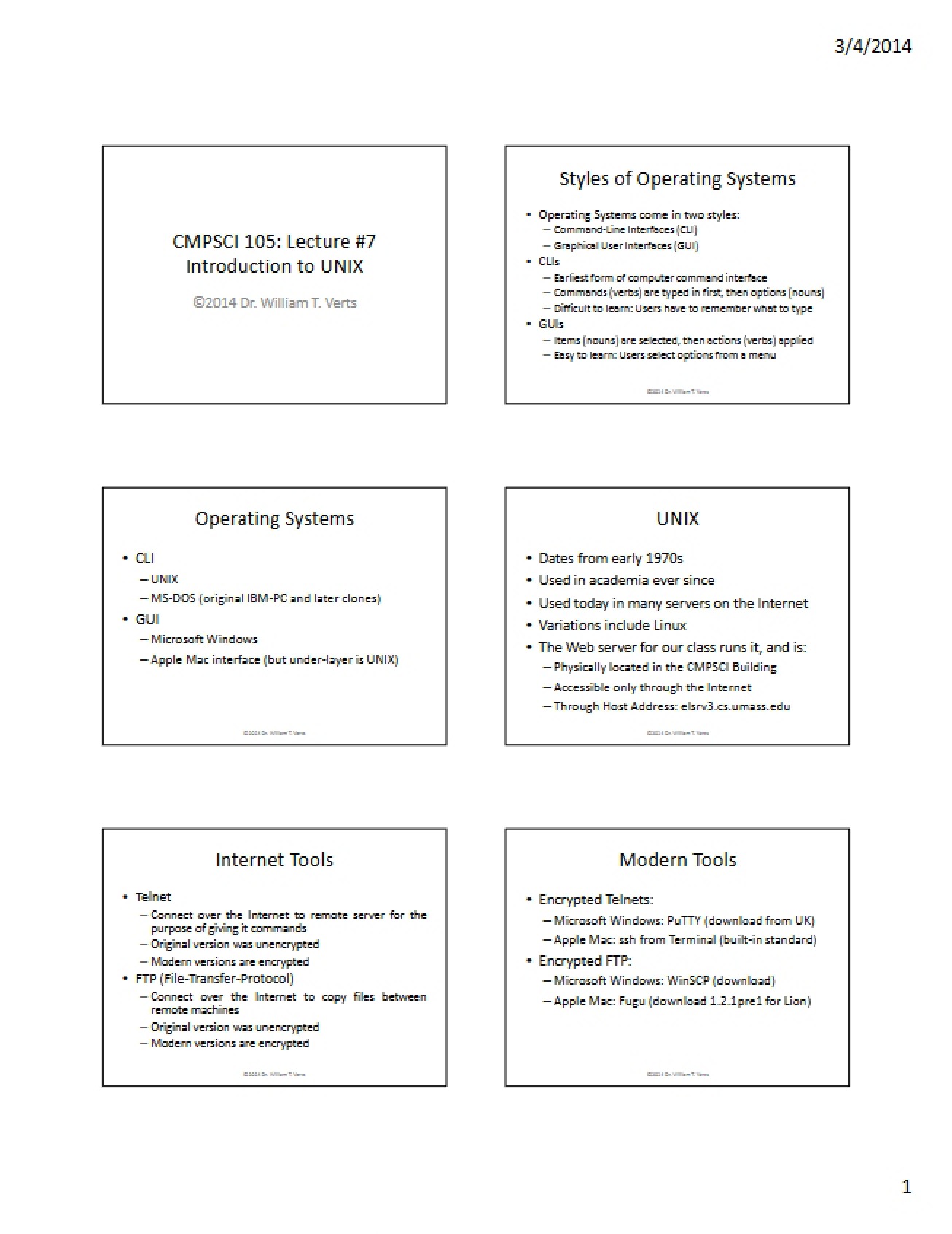 UNIX Introduction