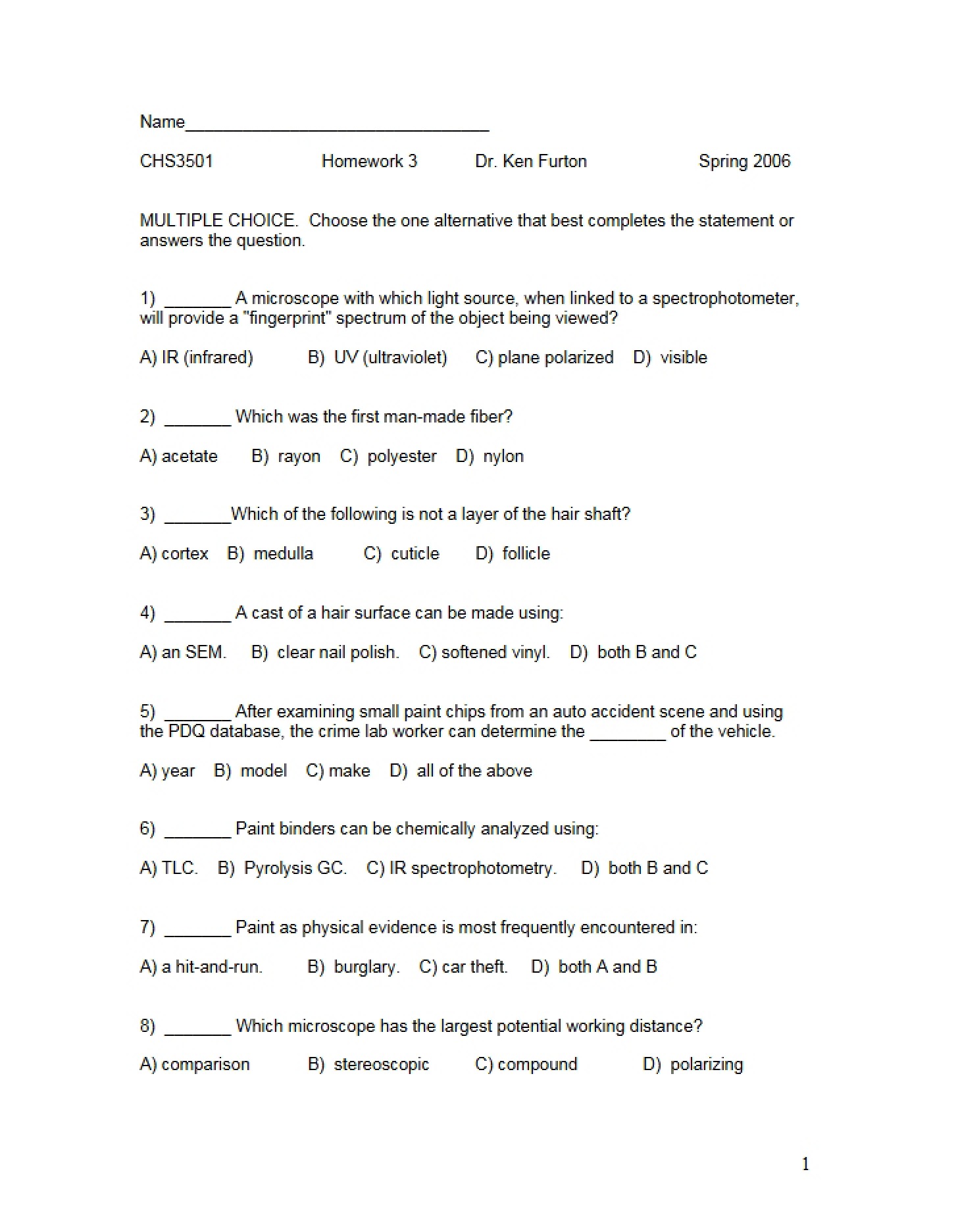 Homework Assignment 4
