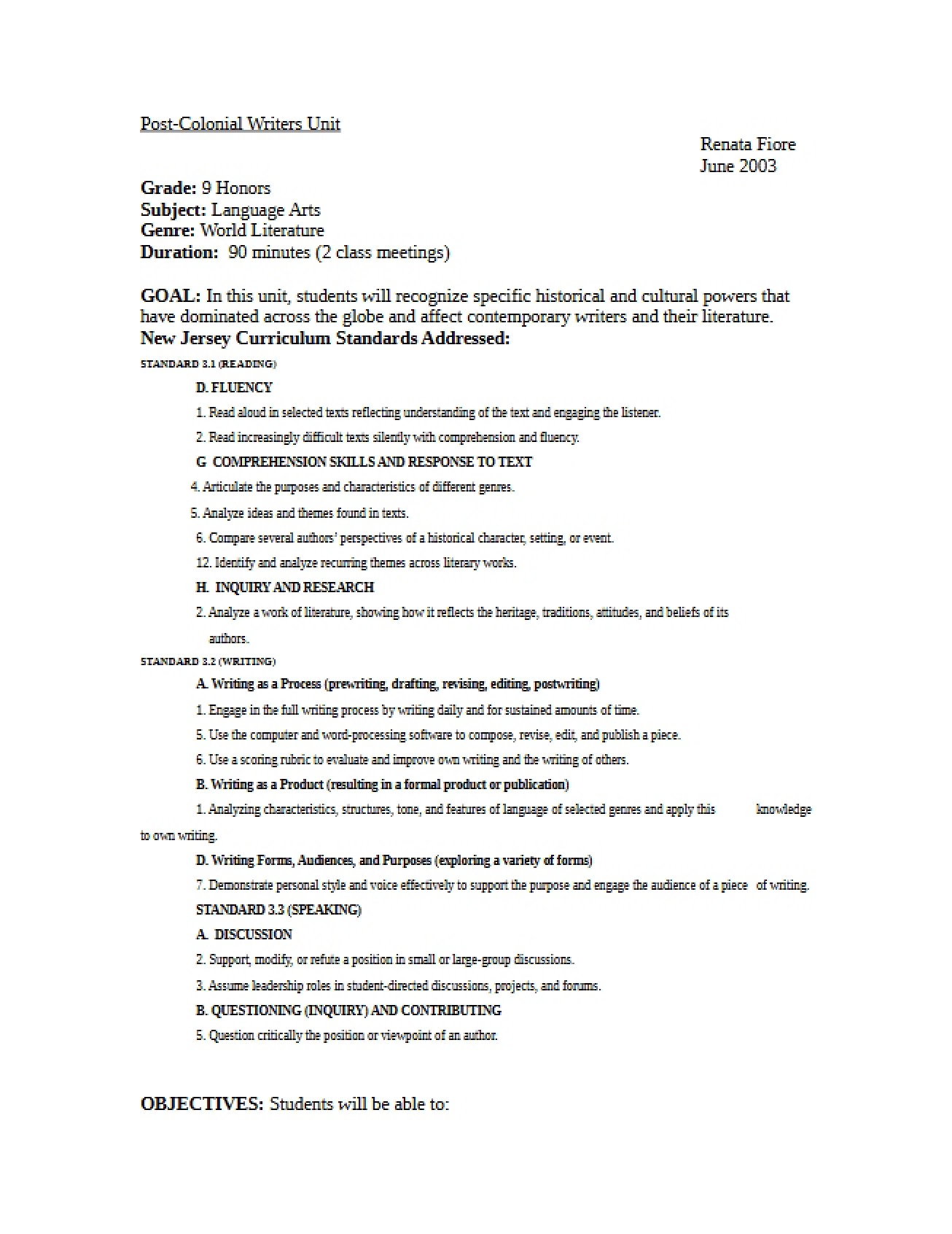 ENGL 428 Syllabus - ENGL 428