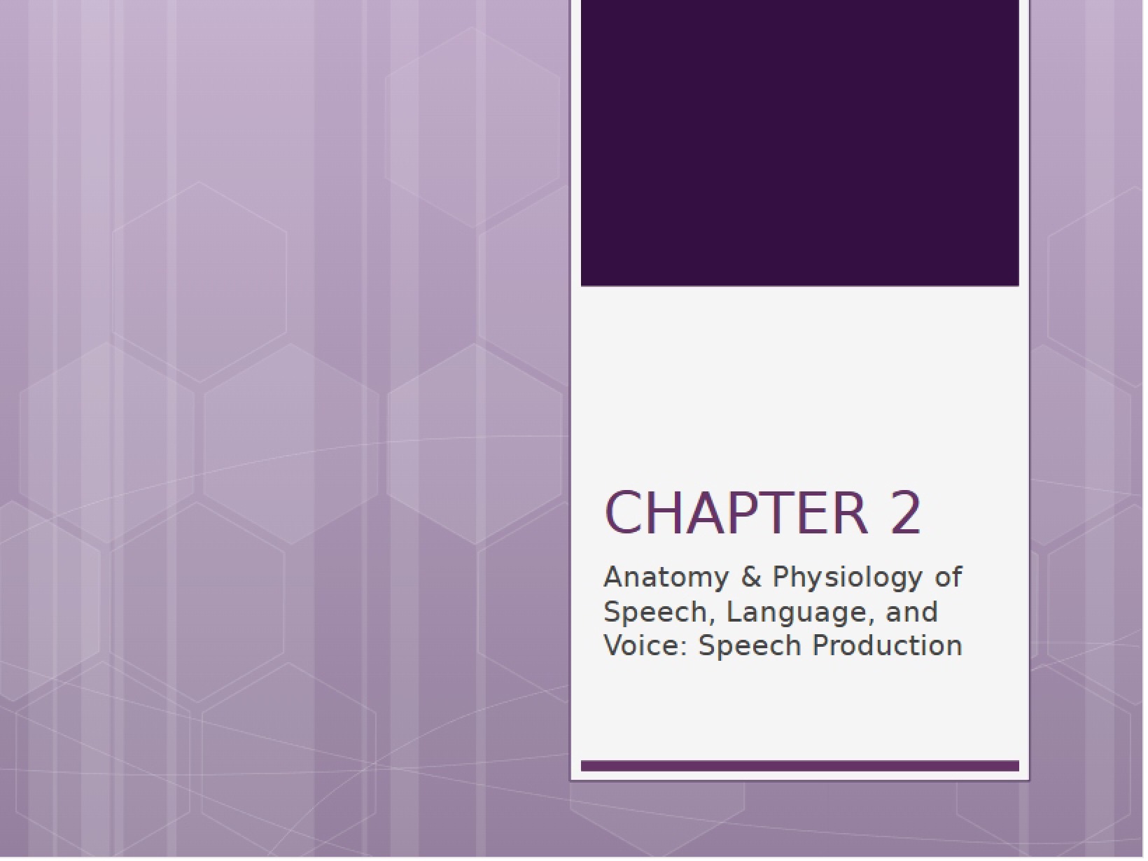 Student Notes Speech Production (2b)