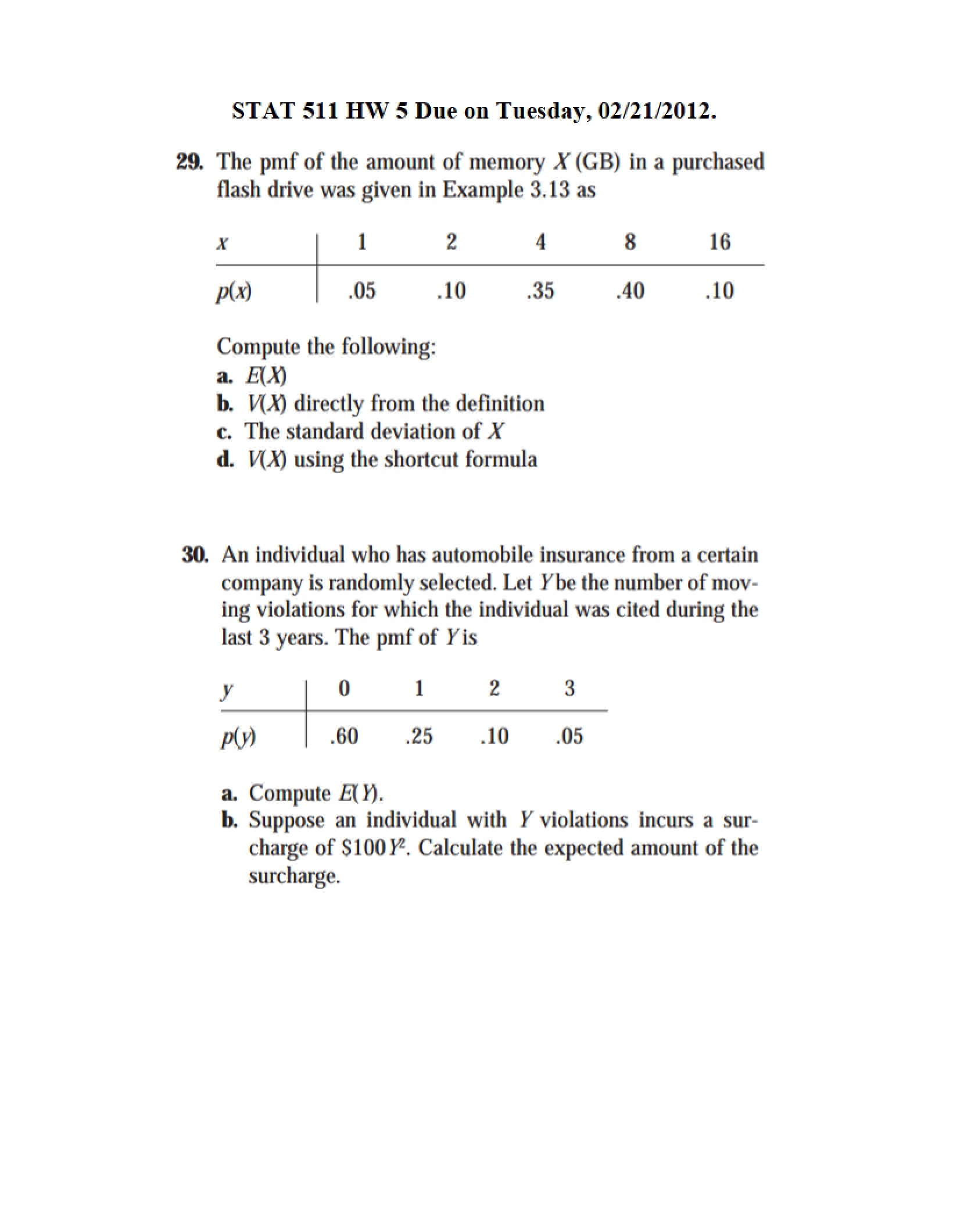 Homework Assignment Five