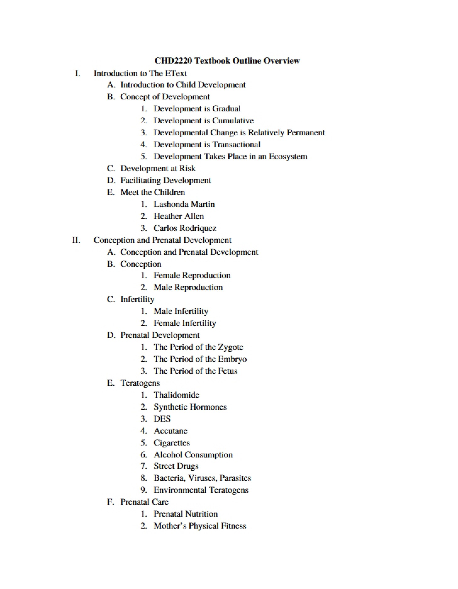 Child Development Fundamentals
