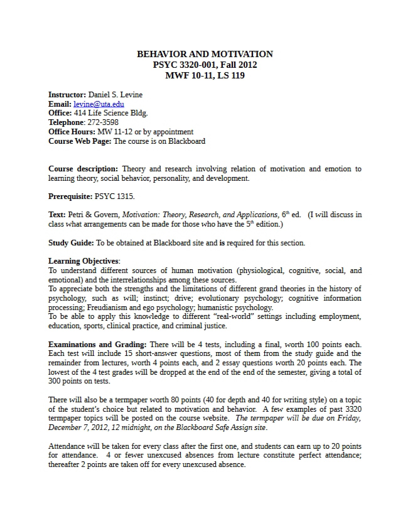 Fall 2013 Syllabus (3320)