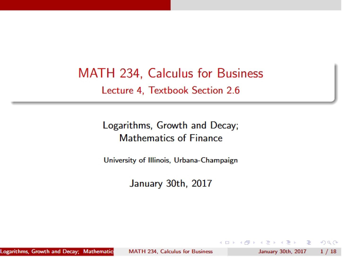 Xu Lecture 04