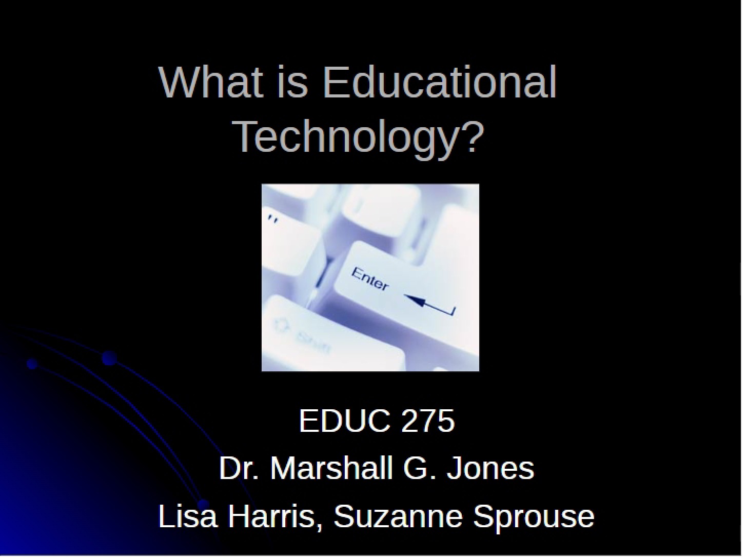 Defining Educational Technology