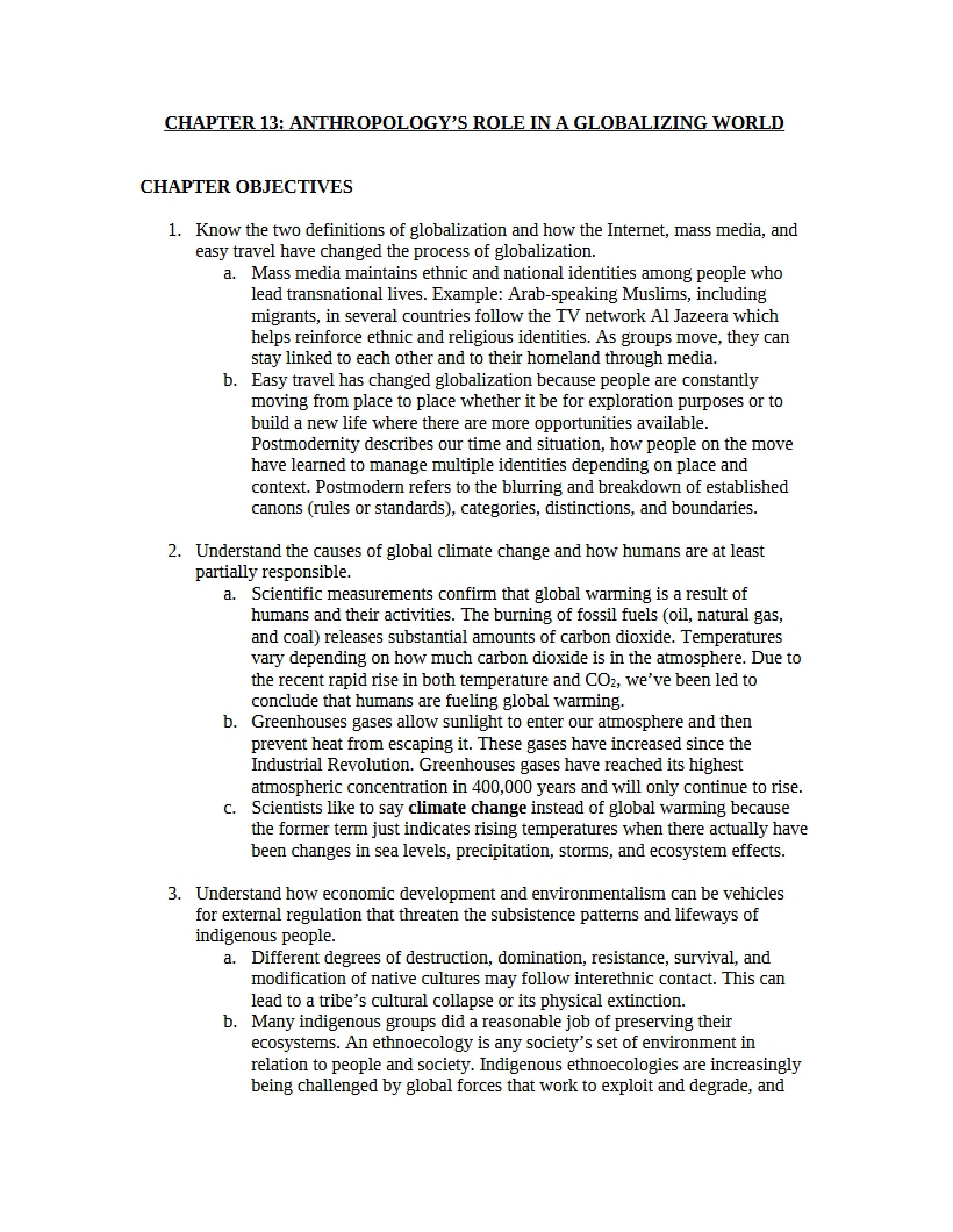 Globalizing World Anthropology's Role