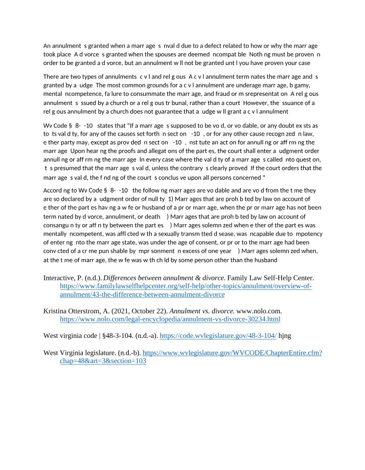 Grounds for Annulment of Invalid Marriages