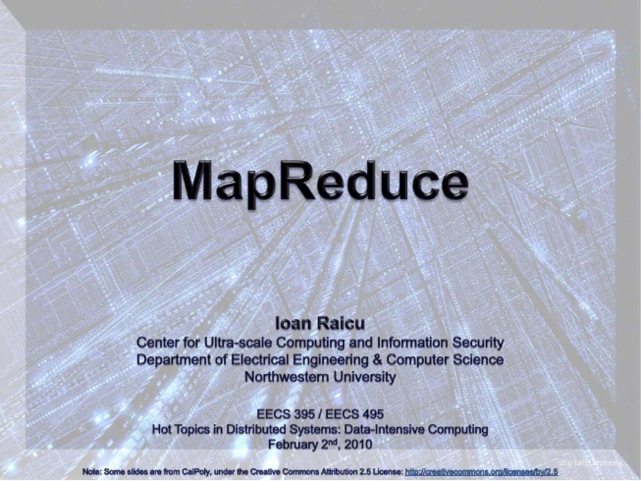 Notes on Geospatial Vision and Visualization Lectures - EECS 495