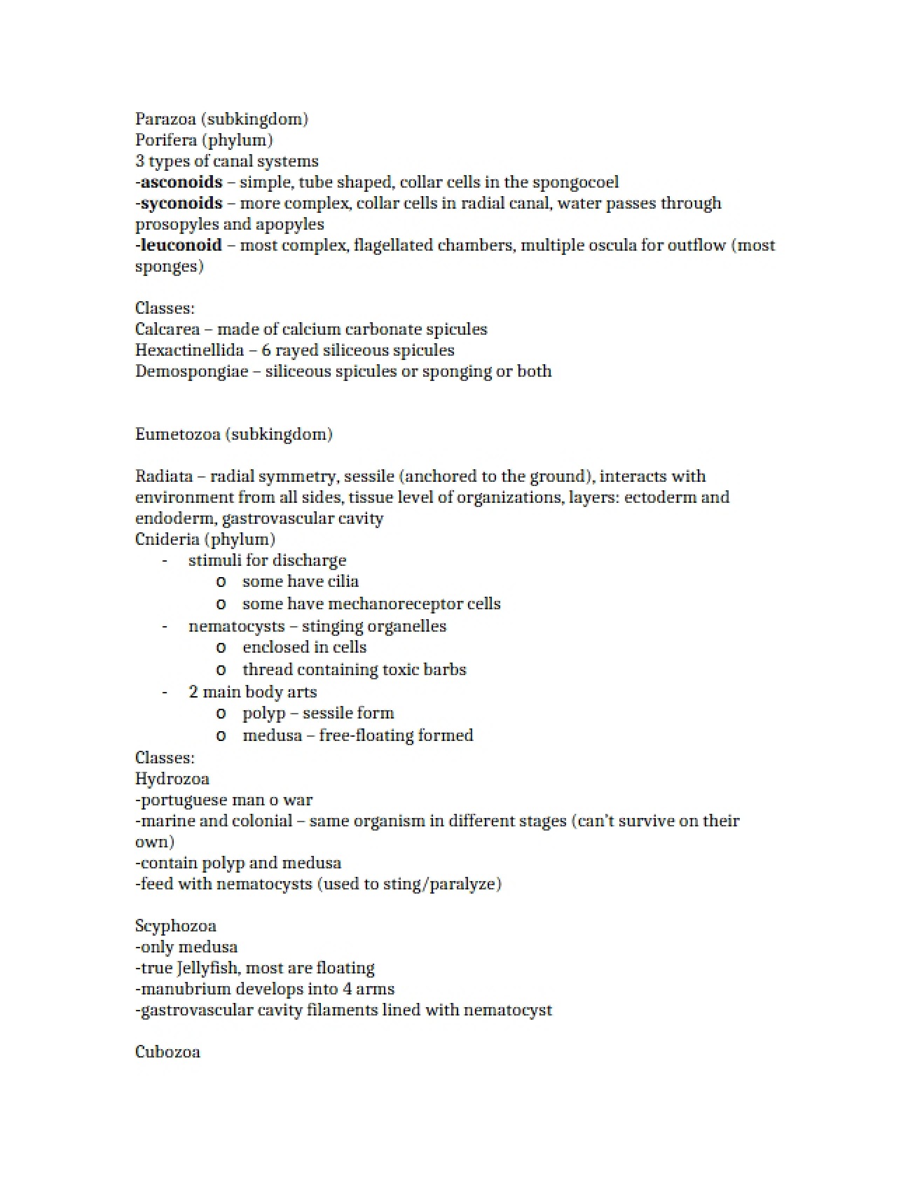 Biology Principles Lecture Notes