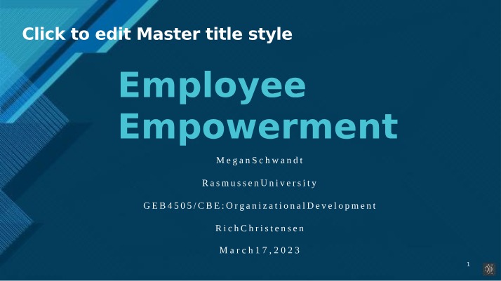 Workplace Stress Management and Employee Empowerment