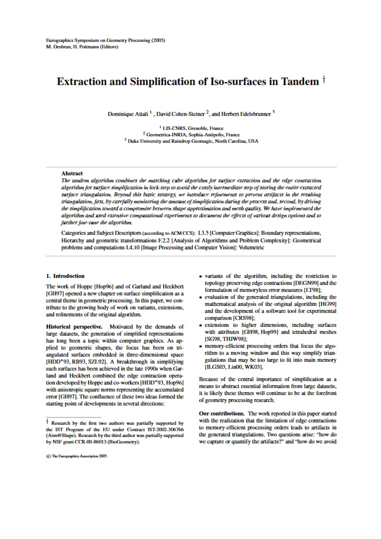 Introduction to the Tandem System