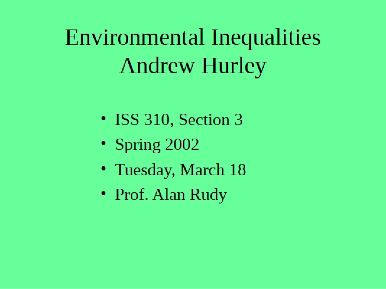 Hurley Chapter 1
