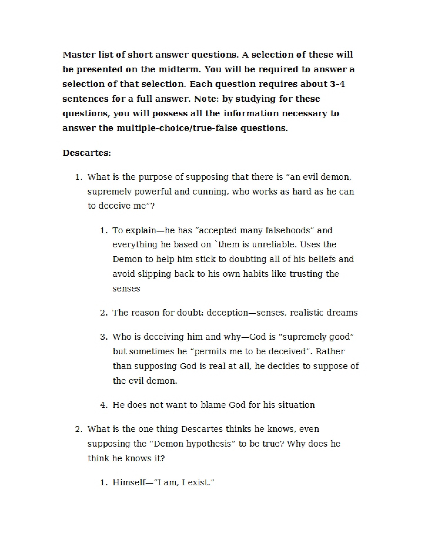 Course Review