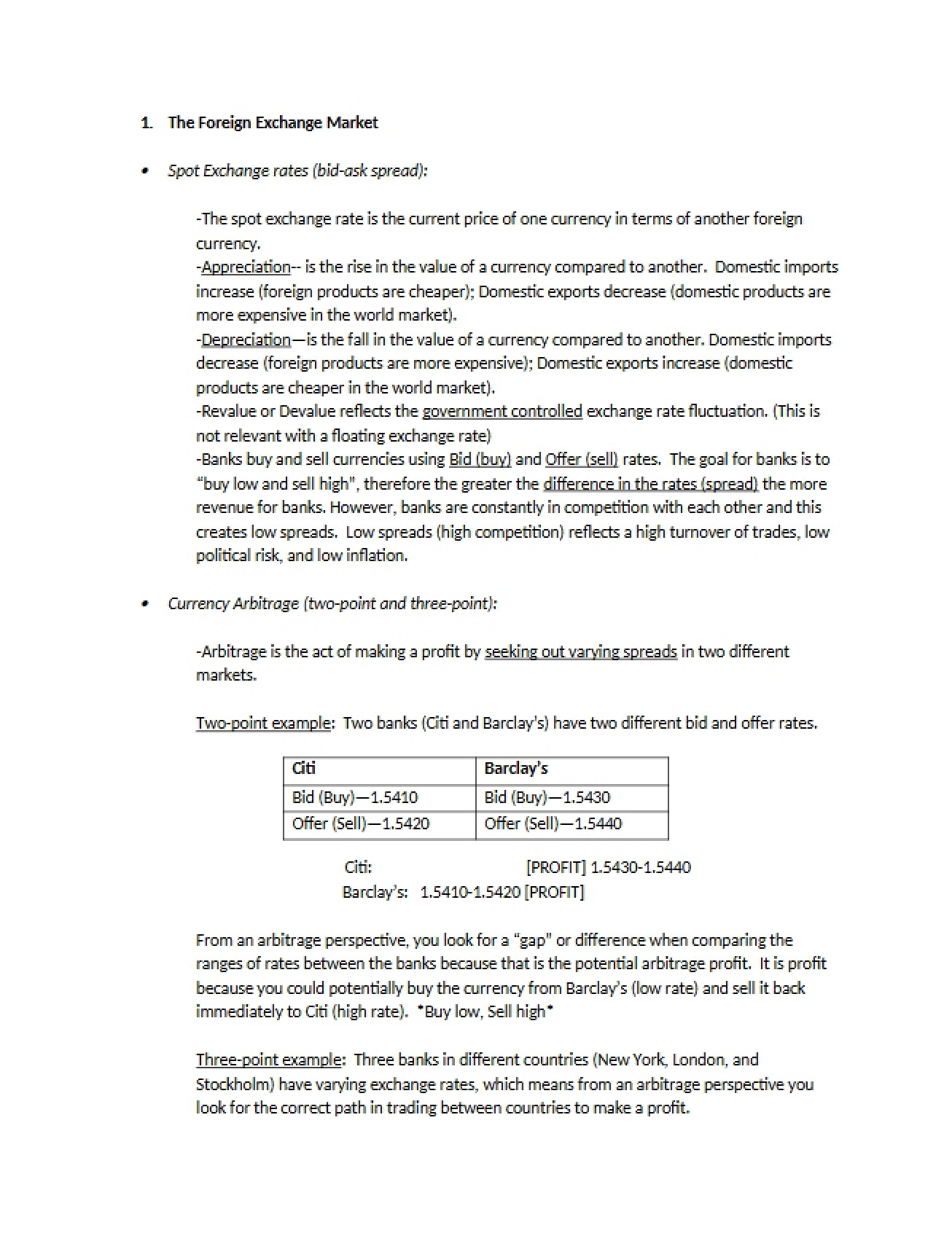 How the Foreign Exchange Market Operates