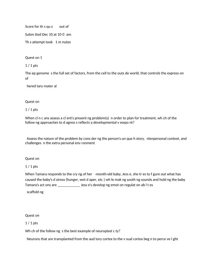 Child Development - Factors and Implications