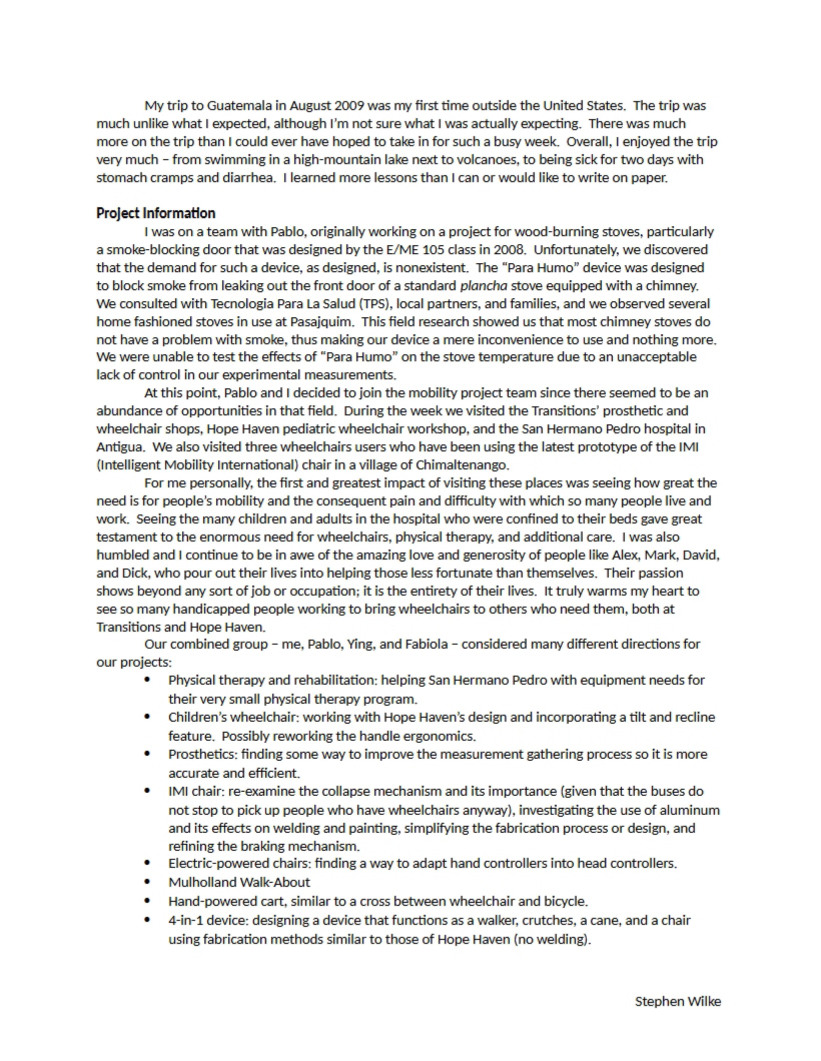 Wilke Case Material