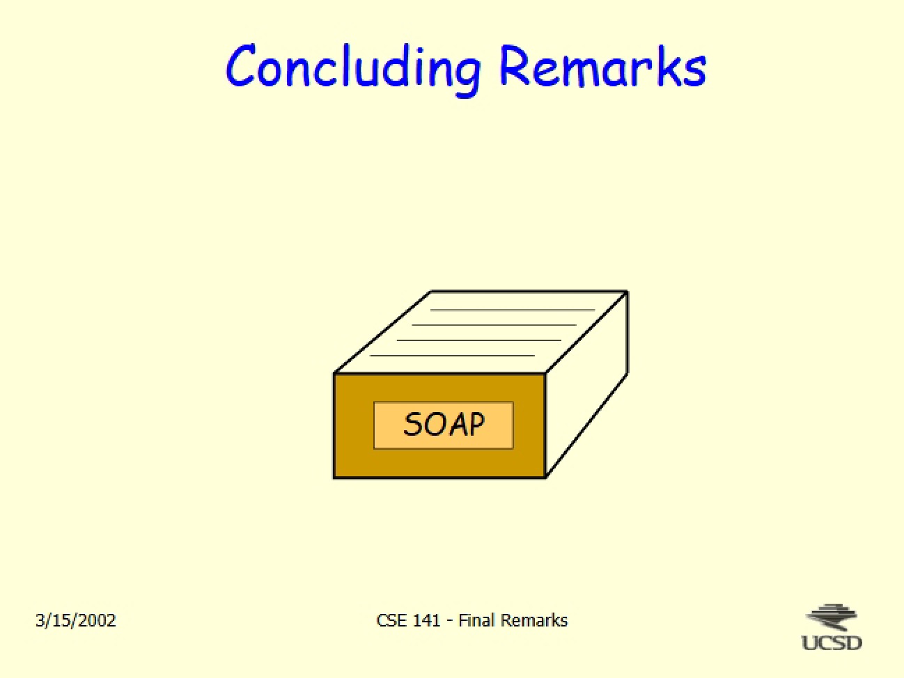Final Course Commentary