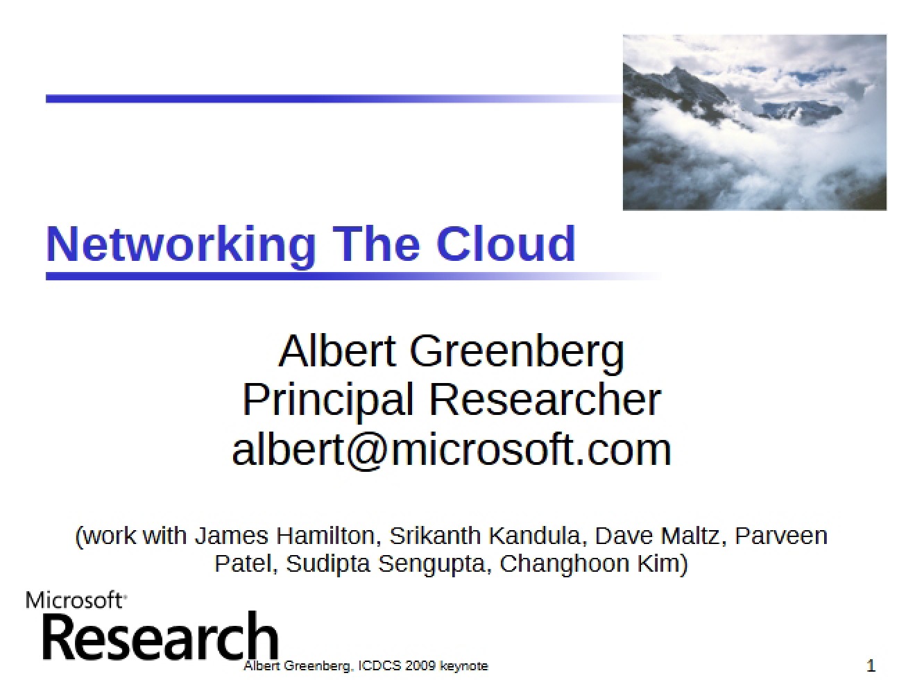 Cloud Networking